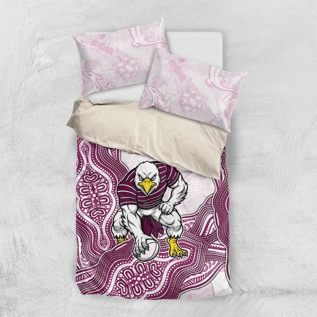 Manly Warringah Sea Eagles NAIDOC Week 2026 Bedding Set First Nations of Australia Aboriginal Mascot Rugby