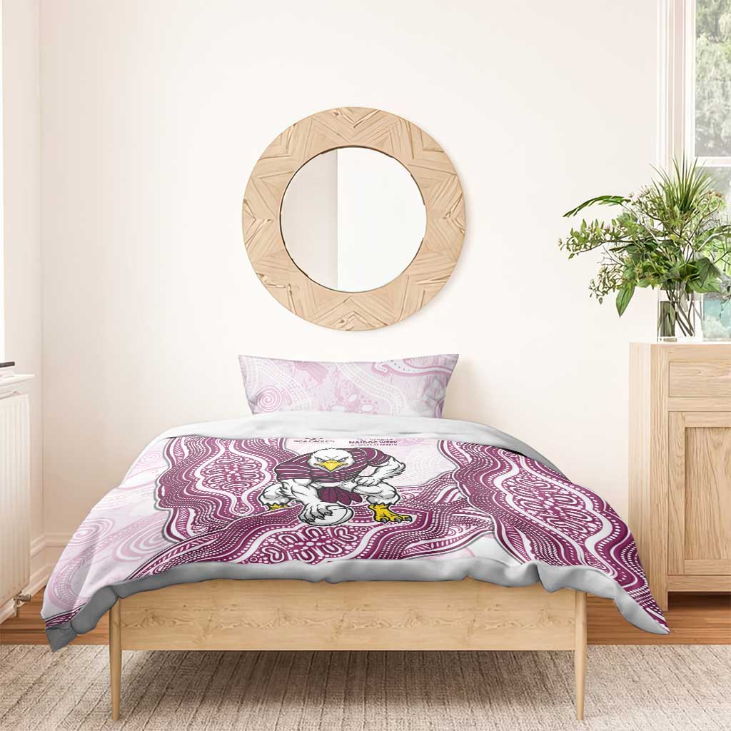 Manly Warringah Sea Eagles NAIDOC Week 2026 Bedding Set First Nations of Australia Aboriginal Mascot Rugby