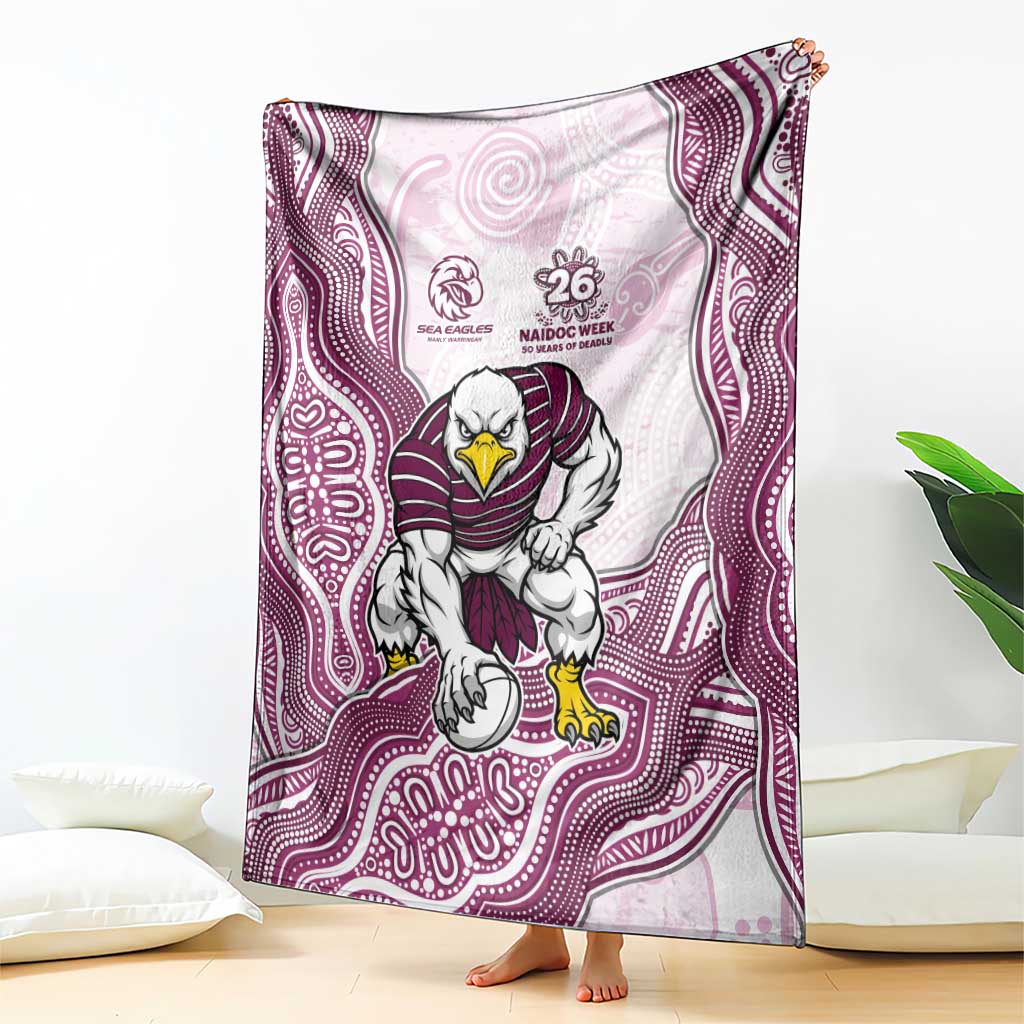 Manly Warringah Sea Eagles NAIDOC Week 2026 Blanket First Nations of Australia Aboriginal Mascot Rugby