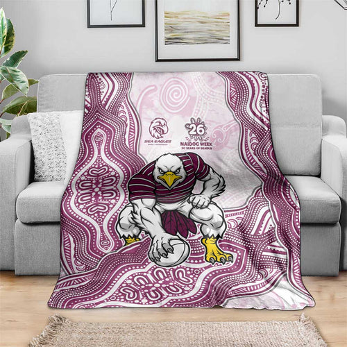Manly Warringah Sea Eagles NAIDOC Week 2026 Blanket First Nations of Australia Aboriginal Mascot Rugby