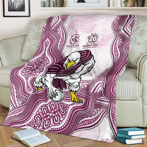 Manly Warringah Sea Eagles NAIDOC Week 2026 Blanket First Nations of Australia Aboriginal Mascot Rugby