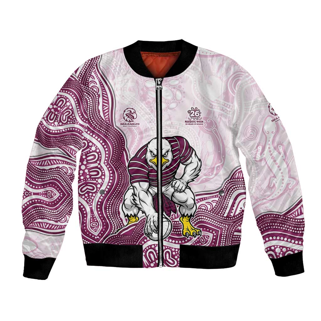 Manly Warringah Sea Eagles NAIDOC Week 2026 Bomber Jacket First Nations of Australia Aboriginal Mascot Rugby