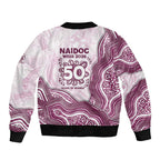 Manly Warringah Sea Eagles NAIDOC Week 2026 Bomber Jacket First Nations of Australia Aboriginal Mascot Rugby