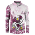 Manly Warringah Sea Eagles NAIDOC Week 2026 Button Sweatshirt First Nations of Australia Aboriginal Mascot Rugby