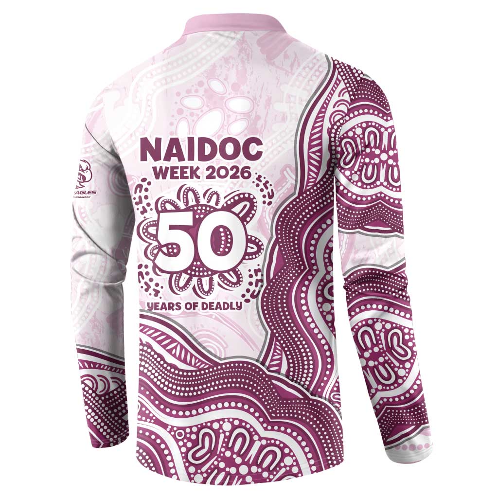 Manly Warringah Sea Eagles NAIDOC Week 2026 Button Sweatshirt First Nations of Australia Aboriginal Mascot Rugby