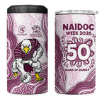 Manly Warringah Sea Eagles NAIDOC Week 2026 4 in 1 Can Cooler Tumbler First Nations of Australia Aboriginal Mascot Rugby