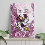 Manly Warringah Sea Eagles NAIDOC Week 2026 Canvas Wall Art First Nations of Australia Aboriginal Mascot Rugby