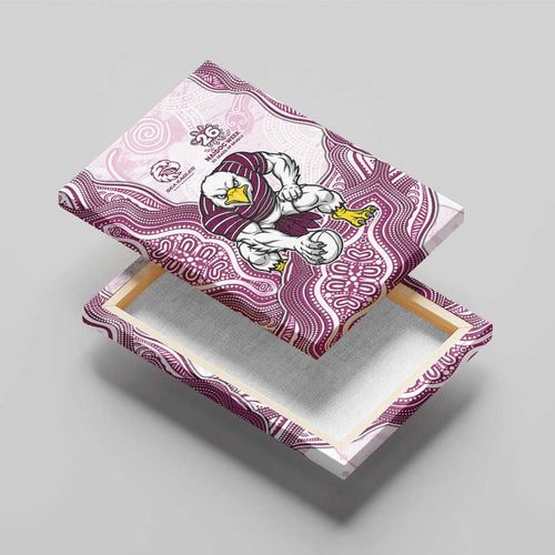 Manly Warringah Sea Eagles NAIDOC Week 2026 Canvas Wall Art First Nations of Australia Aboriginal Mascot Rugby