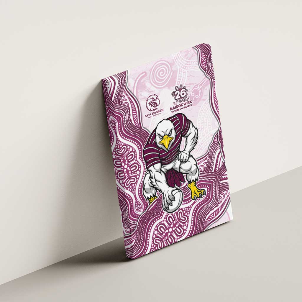 Manly Warringah Sea Eagles NAIDOC Week 2026 Canvas Wall Art First Nations of Australia Aboriginal Mascot Rugby