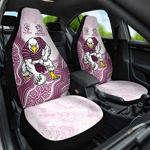 Manly Warringah Sea Eagles NAIDOC Week 2026 Car Seat Cover First Nations of Australia Aboriginal Mascot Rugby