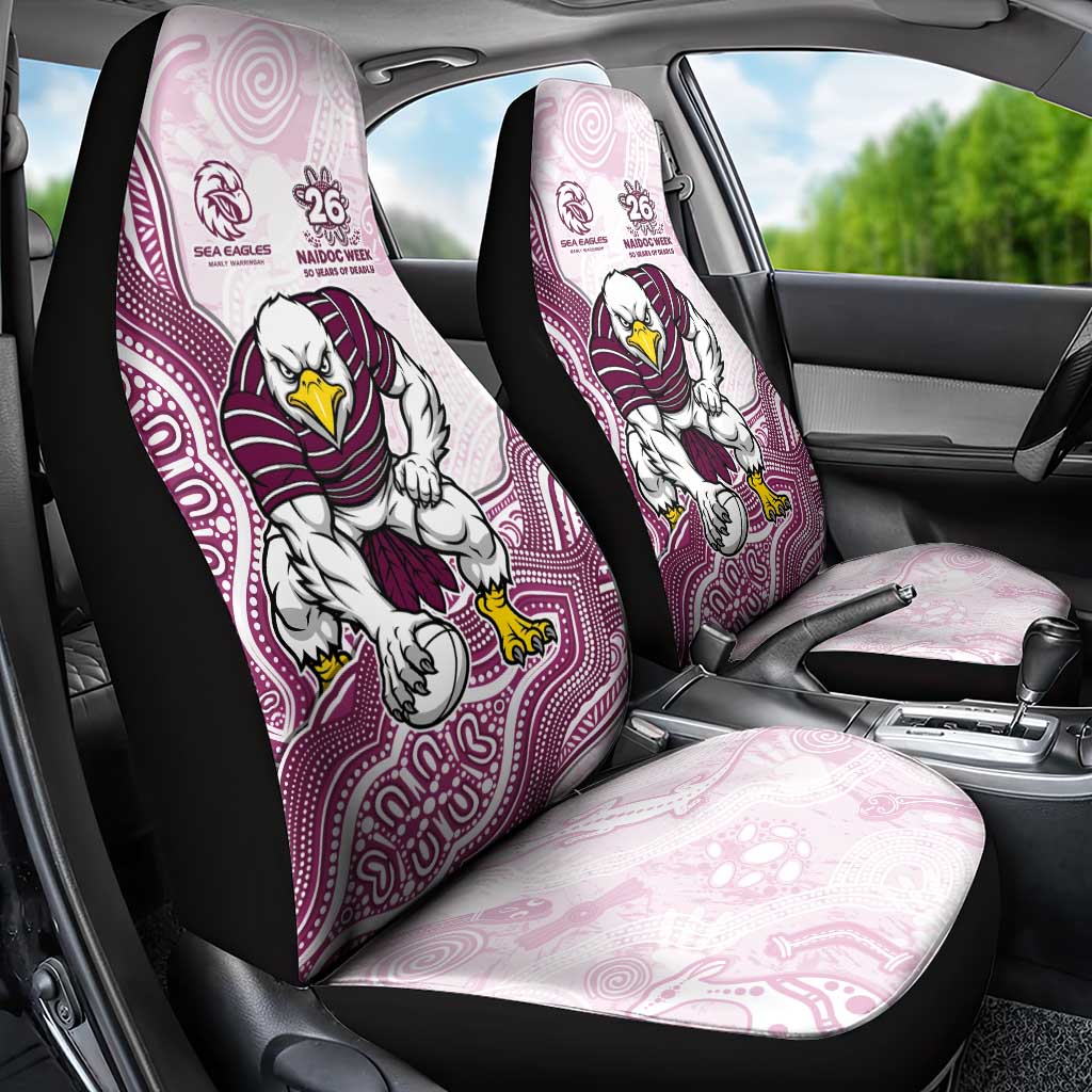 Manly Warringah Sea Eagles NAIDOC Week 2026 Car Seat Cover First Nations of Australia Aboriginal Mascot Rugby