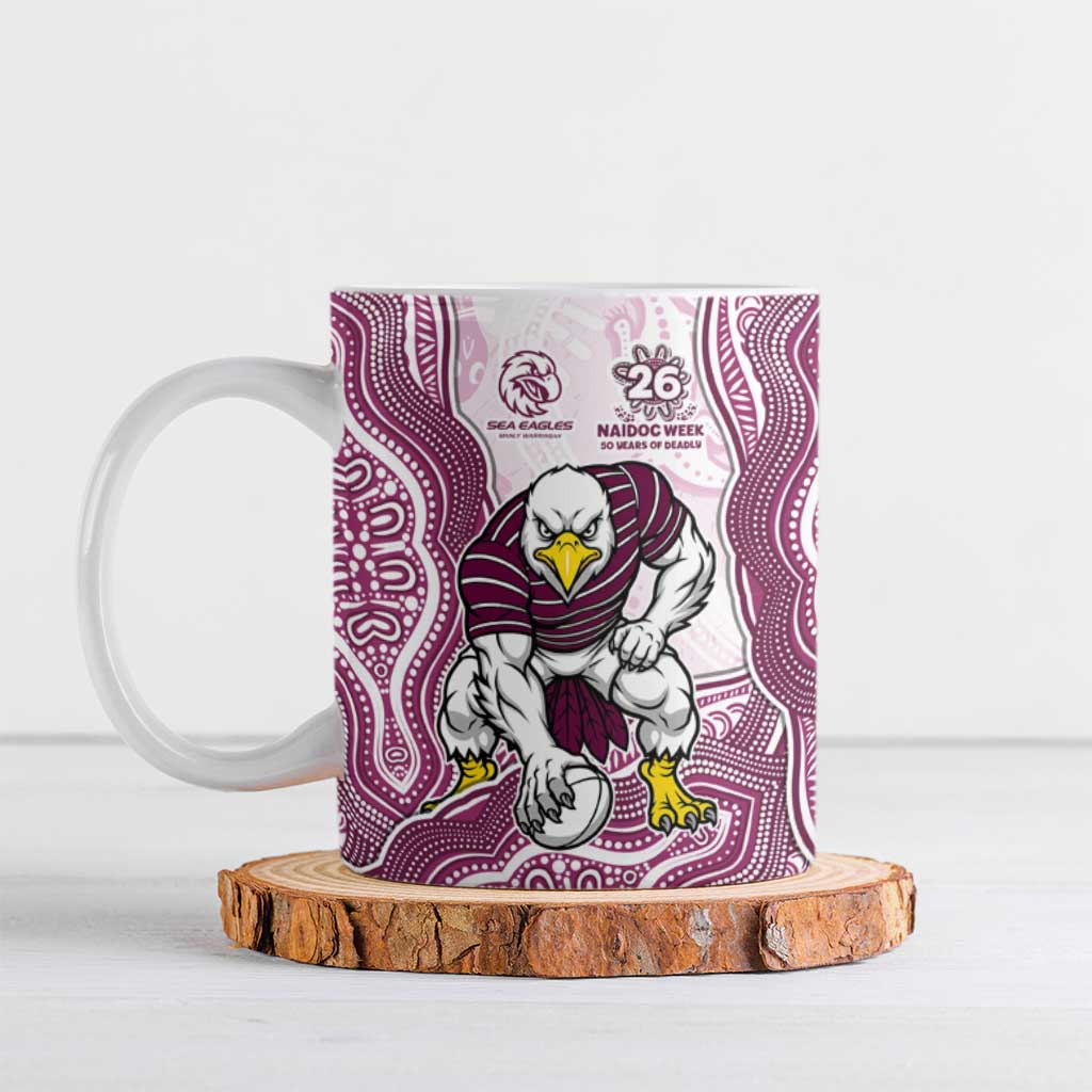 Manly Warringah Sea Eagles NAIDOC Week 2026 Ceramic Mug First Nations of Australia Aboriginal Mascot Rugby