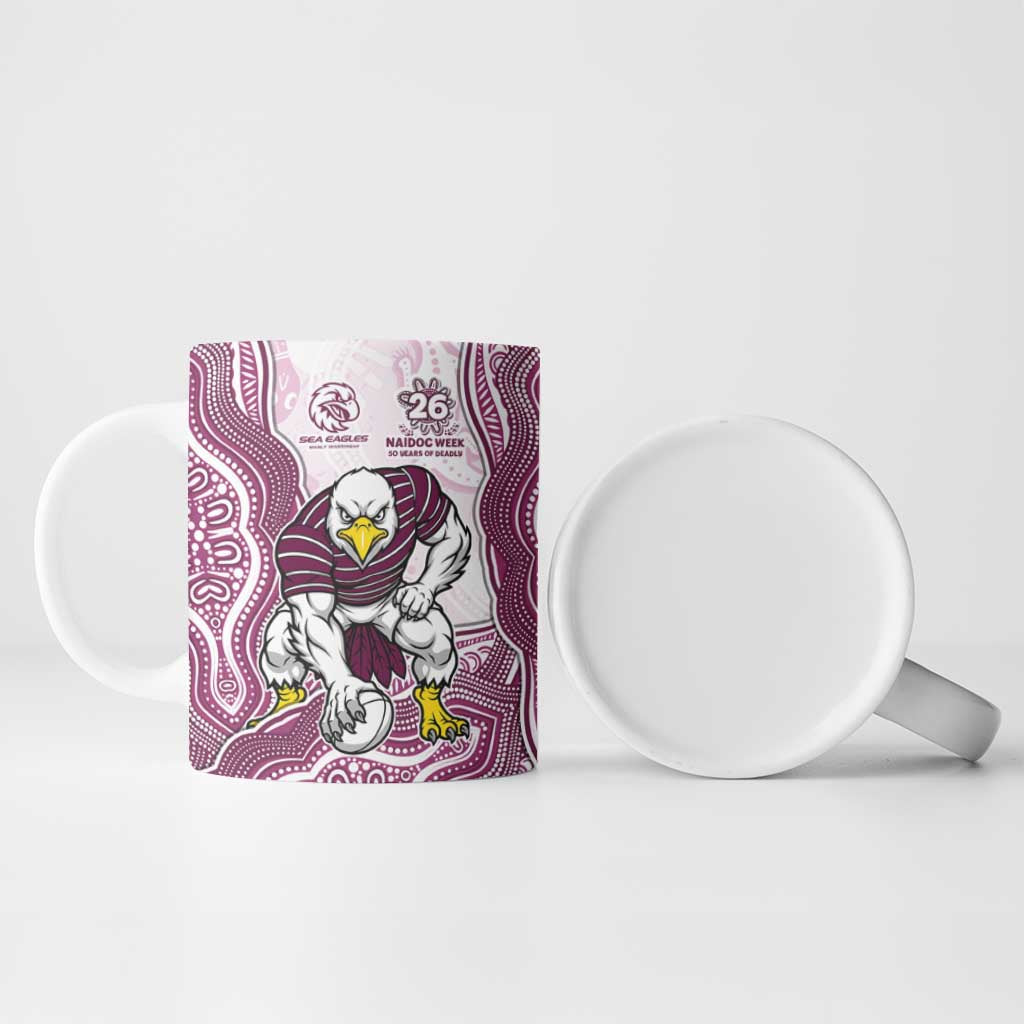Manly Warringah Sea Eagles NAIDOC Week 2026 Ceramic Mug First Nations of Australia Aboriginal Mascot Rugby