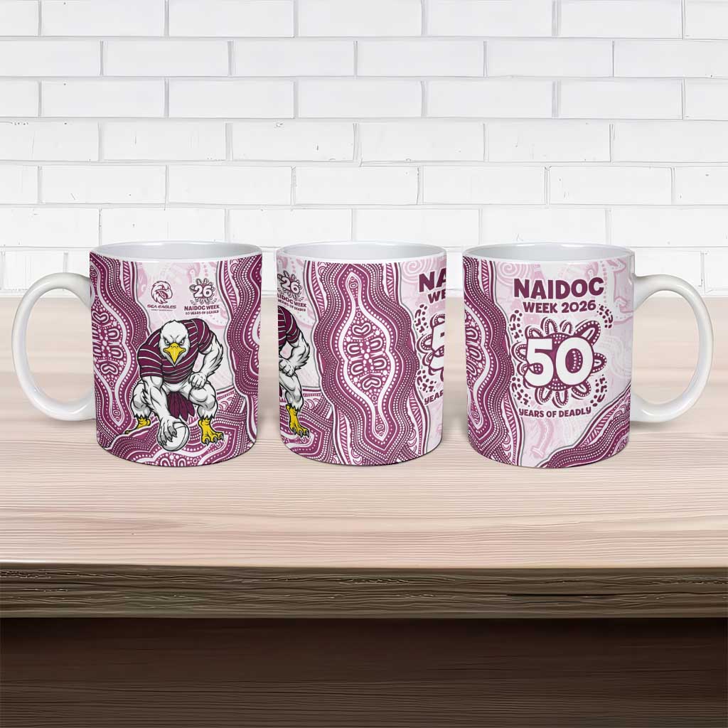 Manly Warringah Sea Eagles NAIDOC Week 2026 Ceramic Mug First Nations of Australia Aboriginal Mascot Rugby