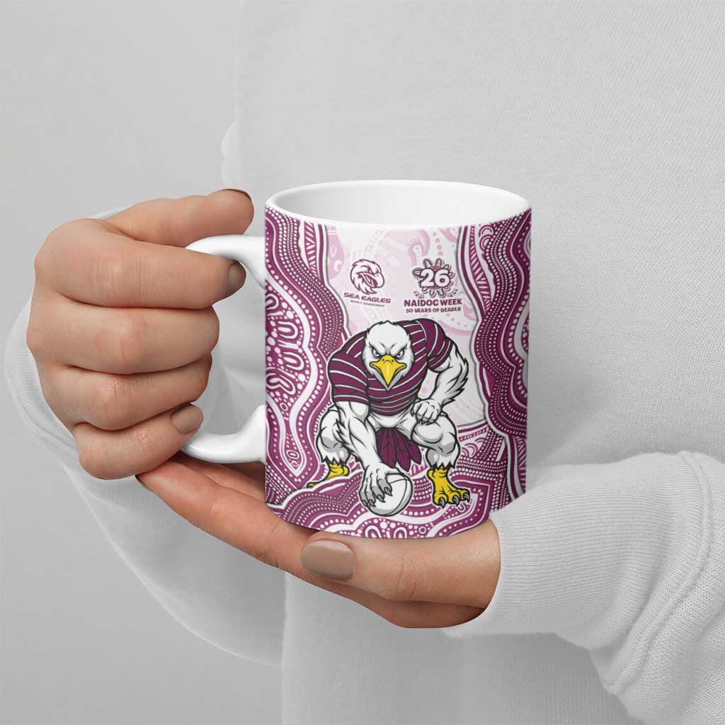 Manly Warringah Sea Eagles NAIDOC Week 2026 Ceramic Mug First Nations of Australia Aboriginal Mascot Rugby