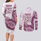 Manly Warringah Sea Eagles NAIDOC Week 2026 Couples Matching Long Sleeve Bodycon Dress and Long Sleeve Button Shirt First Nations of Australia Aboriginal Mascot Rugby