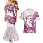 Manly Warringah Sea Eagles NAIDOC Week 2026 Couples Matching Mermaid Dress and Hawaiian Shirt First Nations of Australia Aboriginal Mascot Rugby