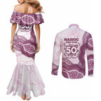 Manly Warringah Sea Eagles NAIDOC Week 2026 Couples Matching Mermaid Dress and Long Sleeve Button Shirt First Nations of Australia Aboriginal Mascot Rugby