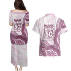 Manly Warringah Sea Eagles NAIDOC Week 2026 Couples Matching Puletasi and Hawaiian Shirt First Nations of Australia Aboriginal Mascot Rugby