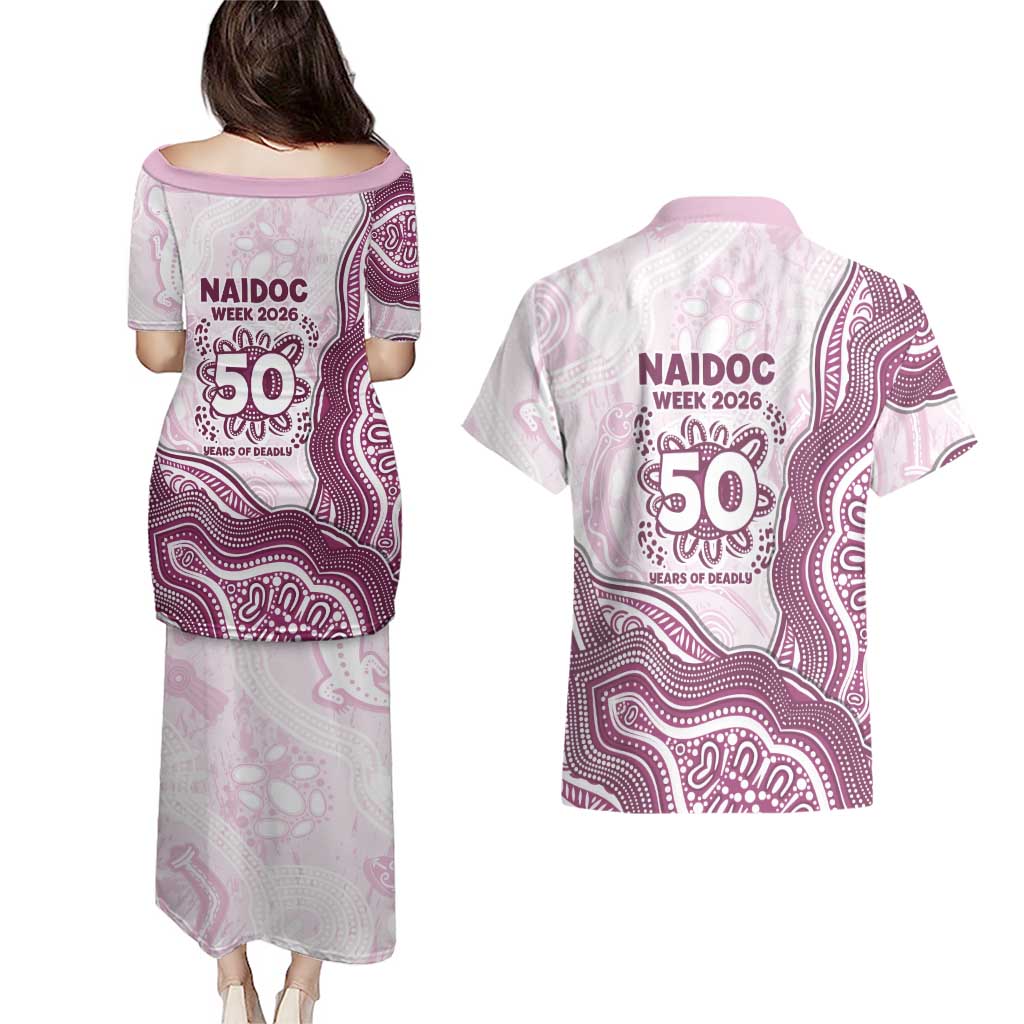 Manly Warringah Sea Eagles NAIDOC Week 2026 Couples Matching Puletasi and Hawaiian Shirt First Nations of Australia Aboriginal Mascot Rugby