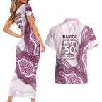 Manly Warringah Sea Eagles NAIDOC Week 2026 Couples Matching Short Sleeve Bodycon Dress and Hawaiian Shirt First Nations of Australia Aboriginal Mascot Rugby