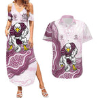 Manly Warringah Sea Eagles NAIDOC Week 2026 Couples Matching Summer Maxi Dress and Hawaiian Shirt First Nations of Australia Aboriginal Mascot Rugby