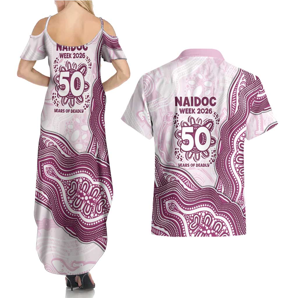 Manly Warringah Sea Eagles NAIDOC Week 2026 Couples Matching Summer Maxi Dress and Hawaiian Shirt First Nations of Australia Aboriginal Mascot Rugby