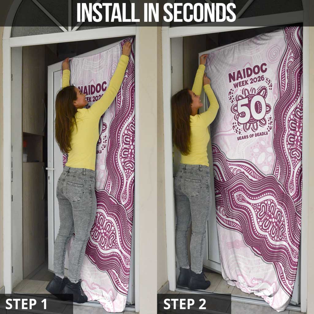 Manly Warringah Sea Eagles NAIDOC Week 2026 Door Cover First Nations of Australia Aboriginal Mascot Rugby