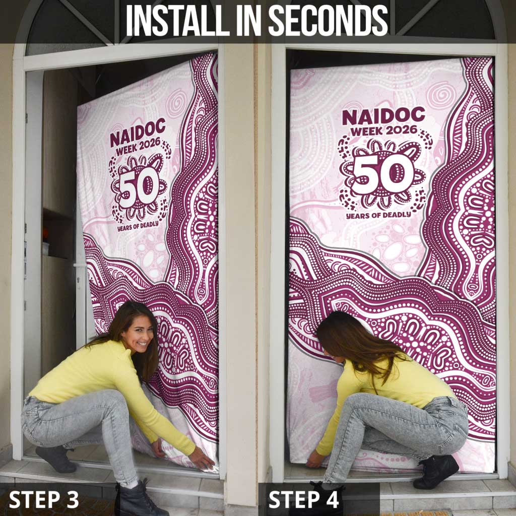 Manly Warringah Sea Eagles NAIDOC Week 2026 Door Cover First Nations of Australia Aboriginal Mascot Rugby