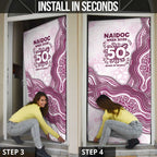 Manly Warringah Sea Eagles NAIDOC Week 2026 Door Cover First Nations of Australia Aboriginal Mascot Rugby