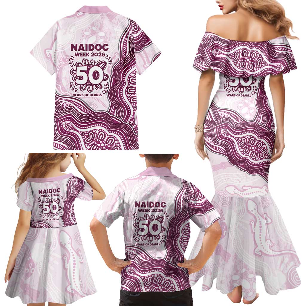 Manly Warringah Sea Eagles NAIDOC Week 2026 Family Matching Mermaid Dress and Hawaiian Shirt First Nations of Australia Aboriginal Mascot Rugby