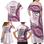 Manly Warringah Sea Eagles NAIDOC Week 2026 Family Matching Off Shoulder Maxi Dress and Hawaiian Shirt First Nations of Australia Aboriginal Mascot Rugby