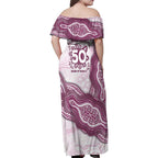 Manly Warringah Sea Eagles NAIDOC Week 2026 Family Matching Off Shoulder Maxi Dress and Hawaiian Shirt First Nations of Australia Aboriginal Mascot Rugby