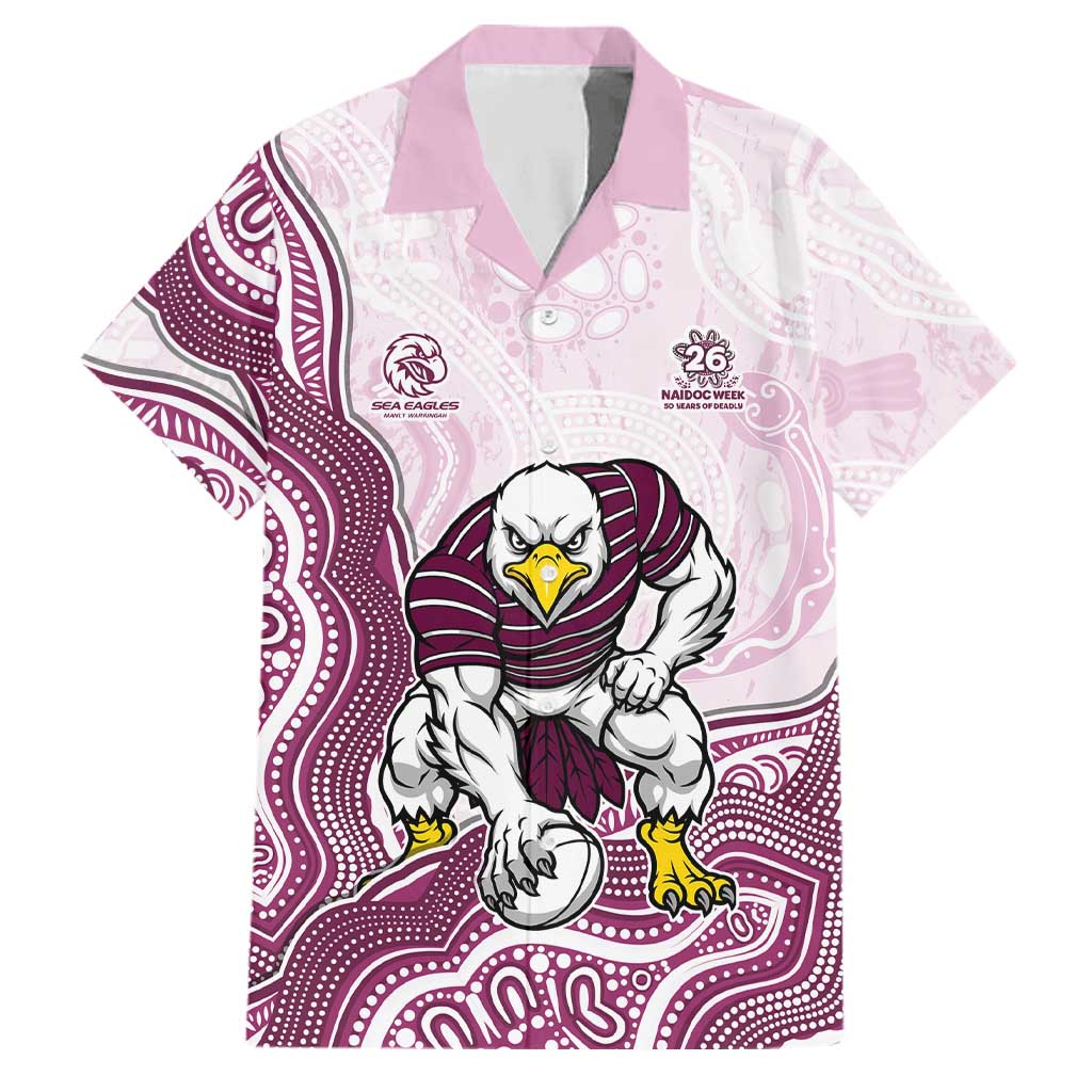 Manly Warringah Sea Eagles NAIDOC Week 2026 Family Matching Off Shoulder Short Dress and Hawaiian Shirt First Nations of Australia Aboriginal Mascot Rugby