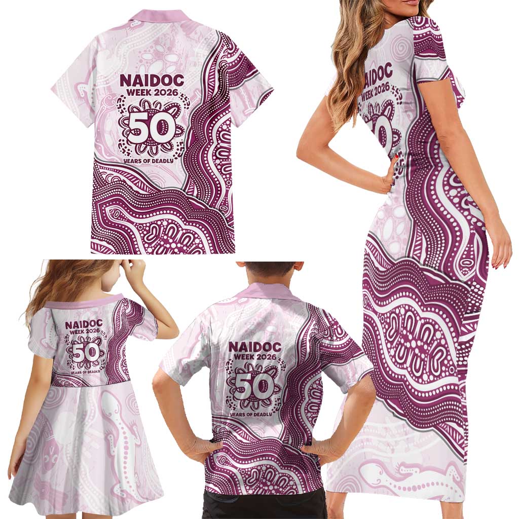 Manly Warringah Sea Eagles NAIDOC Week 2026 Family Matching Short Sleeve Bodycon Dress and Hawaiian Shirt First Nations of Australia Aboriginal Mascot Rugby
