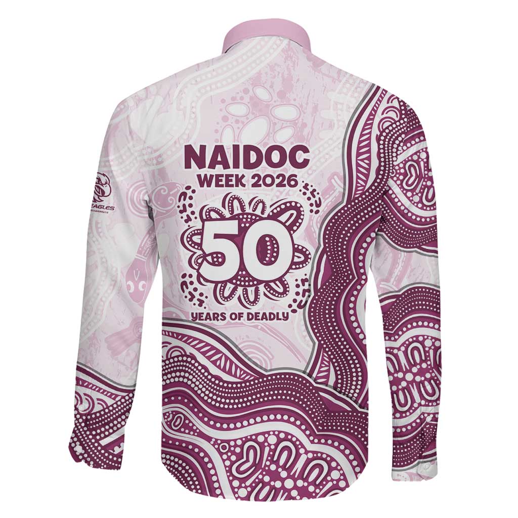 Manly Warringah Sea Eagles NAIDOC Week 2026 Family Matching Short Sleeve Bodycon Dress and Hawaiian Shirt First Nations of Australia Aboriginal Mascot Rugby