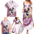 Manly Warringah Sea Eagles NAIDOC Week 2026 Family Matching Summer Maxi Dress and Hawaiian Shirt First Nations of Australia Aboriginal Mascot Rugby