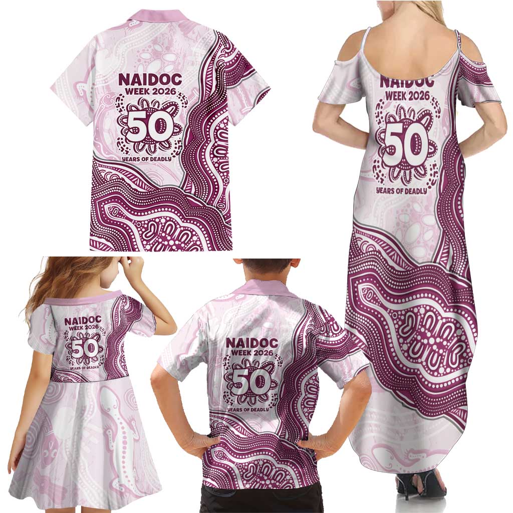 Manly Warringah Sea Eagles NAIDOC Week 2026 Family Matching Summer Maxi Dress and Hawaiian Shirt First Nations of Australia Aboriginal Mascot Rugby