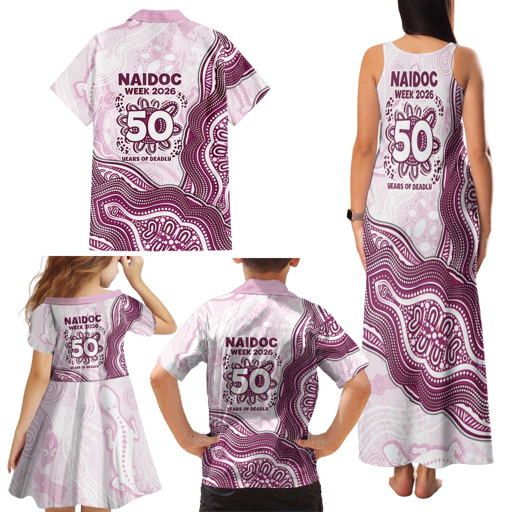 Manly Warringah Sea Eagles NAIDOC Week 2026 Family Matching Tank Maxi Dress and Hawaiian Shirt First Nations of Australia Aboriginal Mascot Rugby