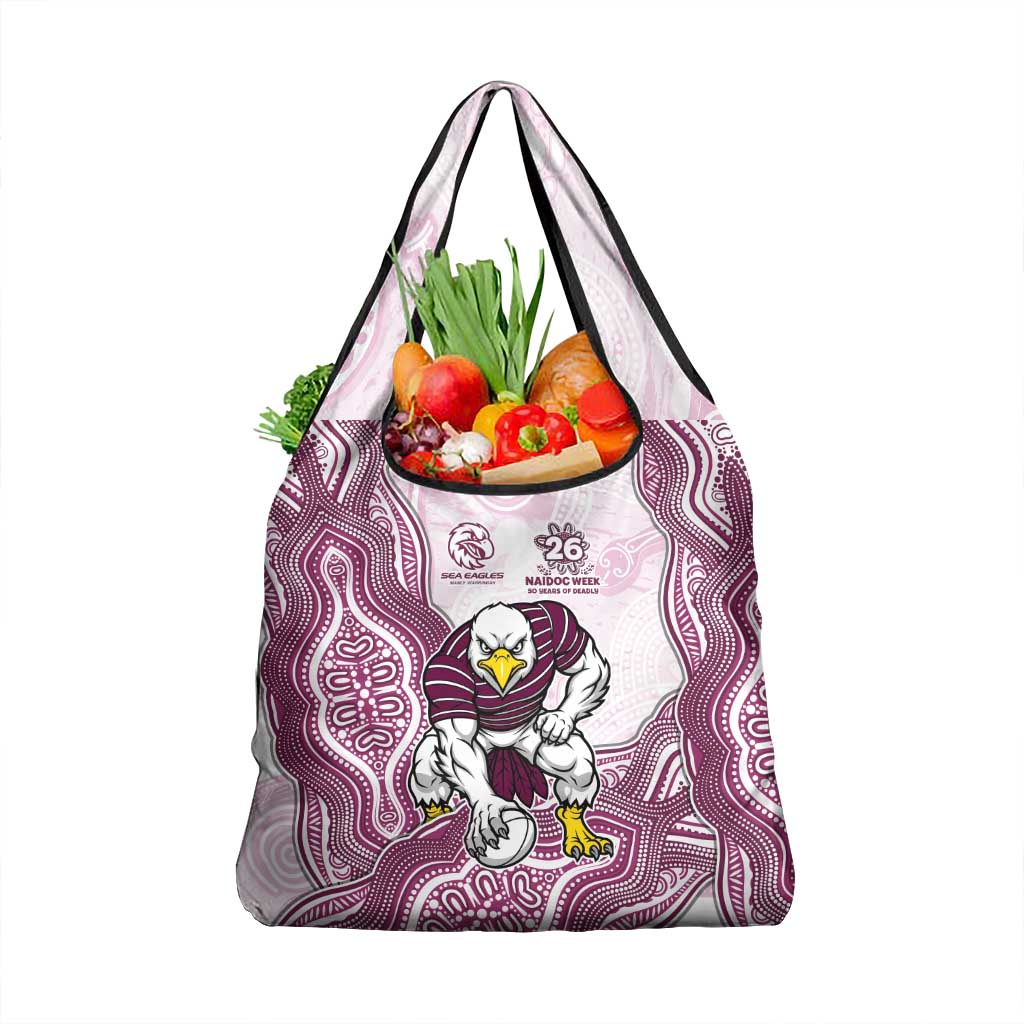Manly Warringah Sea Eagles NAIDOC Week 2026 Grocery Bag First Nations of Australia Aboriginal Mascot Rugby