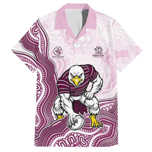Manly Warringah Sea Eagles NAIDOC Week 2026 Hawaiian Shirt First Nations of Australia Aboriginal Mascot Rugby
