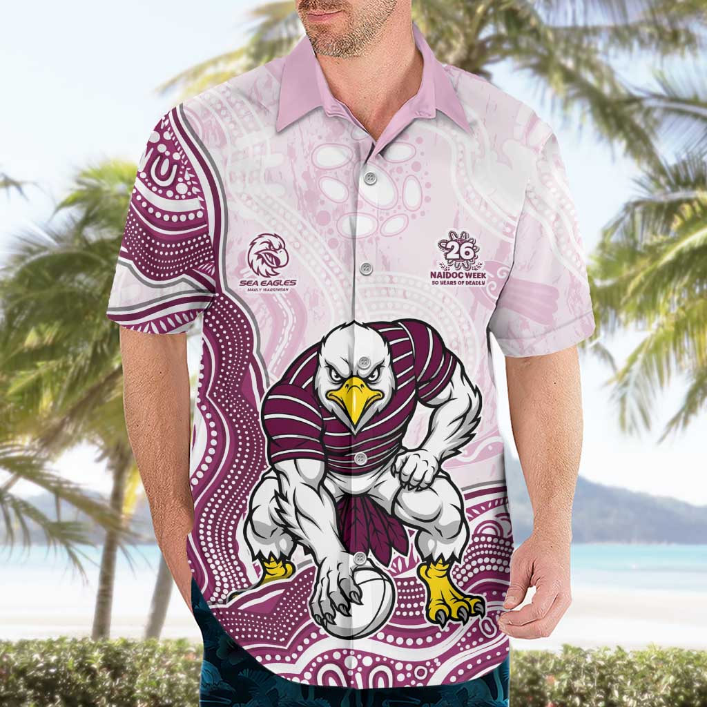 Manly Warringah Sea Eagles NAIDOC Week 2026 Hawaiian Shirt First Nations of Australia Aboriginal Mascot Rugby