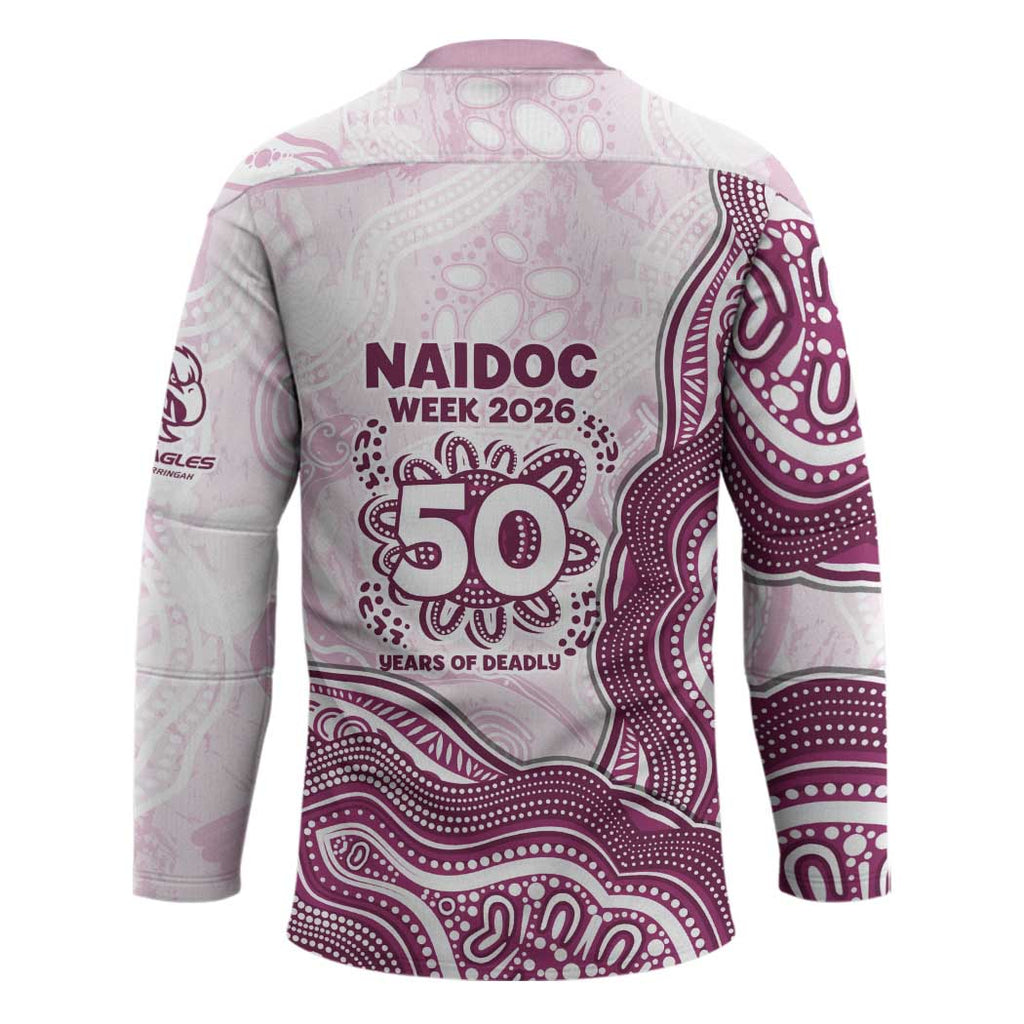 Manly Warringah Sea Eagles NAIDOC Week 2026 Hockey Jersey First Nations of Australia Aboriginal Mascot Rugby
