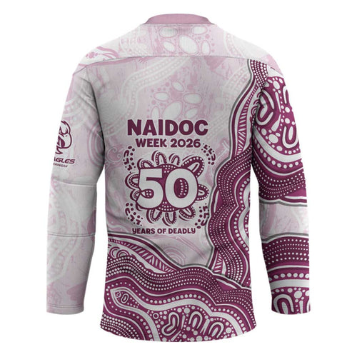 Manly Warringah Sea Eagles NAIDOC Week 2026 Hockey Jersey First Nations of Australia Aboriginal Mascot Rugby