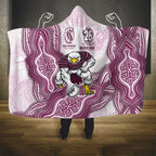 Manly Warringah Sea Eagles NAIDOC Week 2026 Hooded Blanket First Nations of Australia Aboriginal Mascot Rugby
