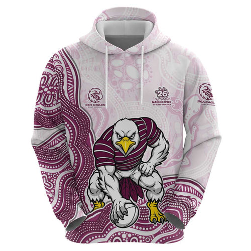 Manly Warringah Sea Eagles NAIDOC Week 2026 Hoodie First Nations of Australia Aboriginal Mascot Rugby