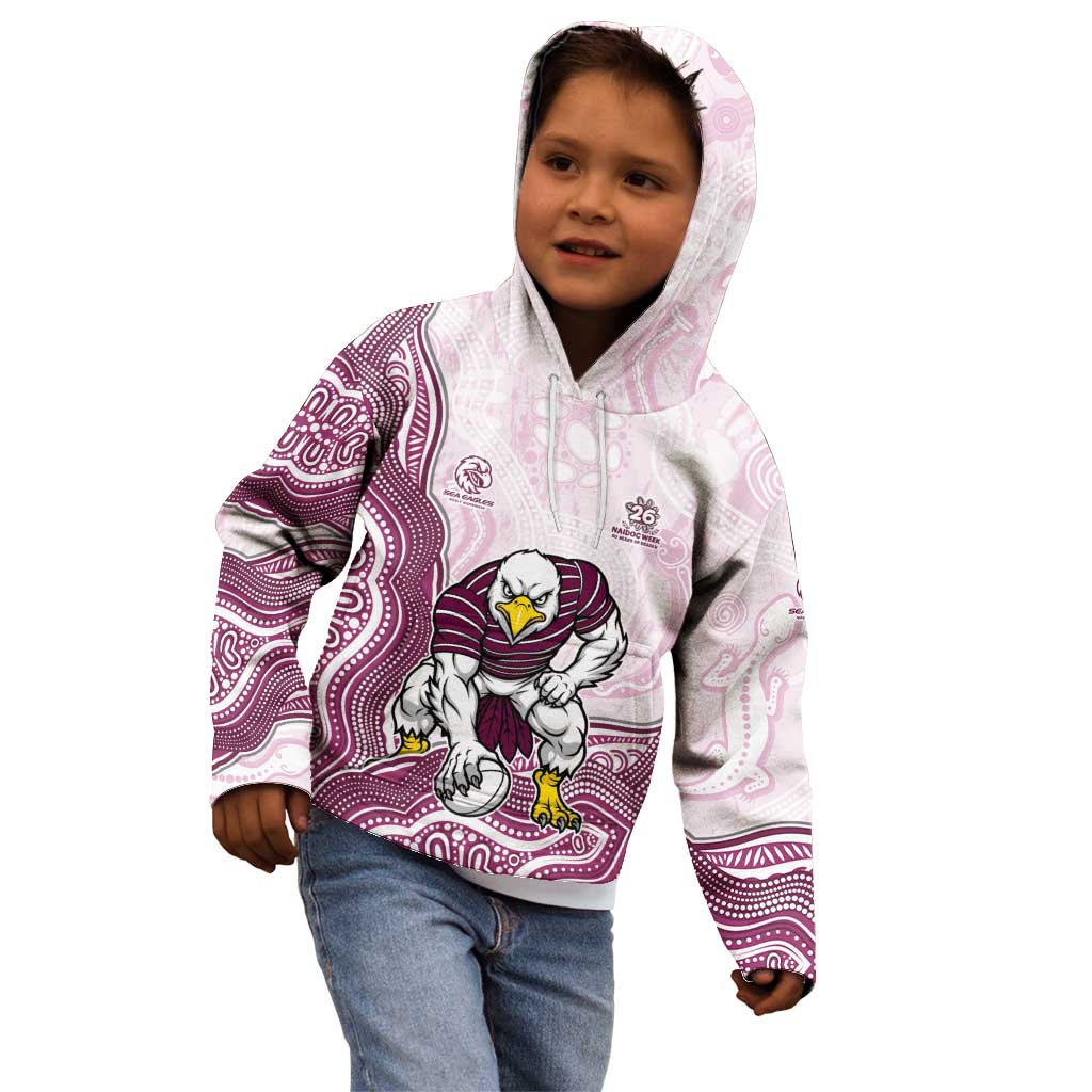 Manly Warringah Sea Eagles NAIDOC Week 2026 Kid Hoodie First Nations of Australia Aboriginal Mascot Rugby