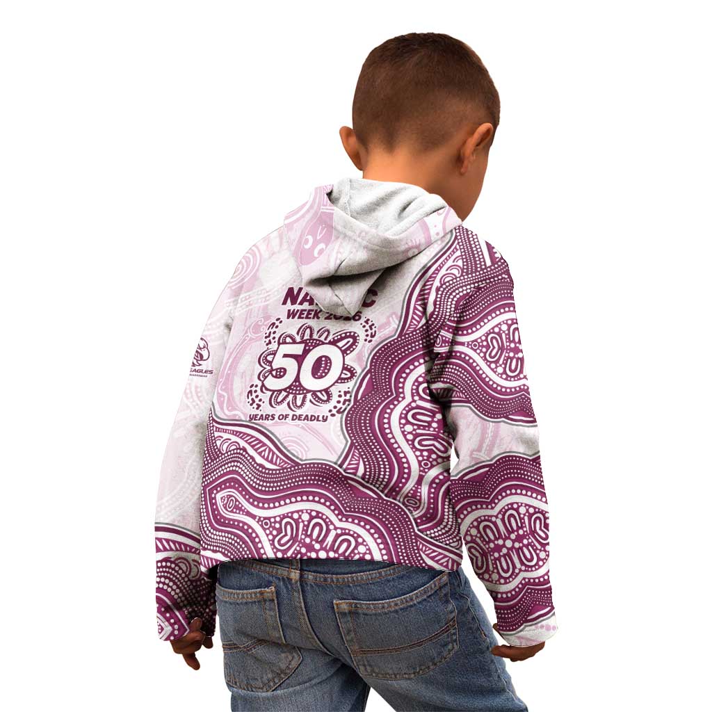 Manly Warringah Sea Eagles NAIDOC Week 2026 Kid Hoodie First Nations of Australia Aboriginal Mascot Rugby