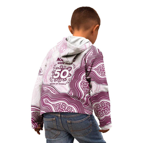 Manly Warringah Sea Eagles NAIDOC Week 2026 Kid Hoodie First Nations of Australia Aboriginal Mascot Rugby