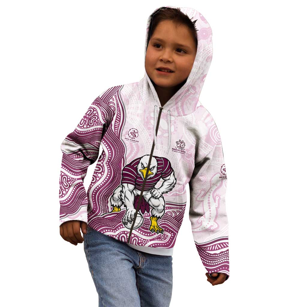 Manly Warringah Sea Eagles NAIDOC Week 2026 Kid Hoodie First Nations of Australia Aboriginal Mascot Rugby